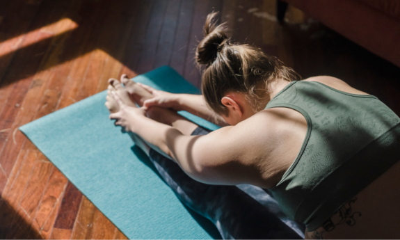 Aspen Colorado Yoga - Woman Relaxing