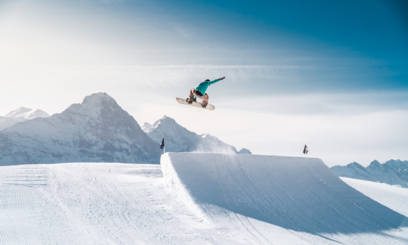 snowboarder, hitting jumps, winter x-games