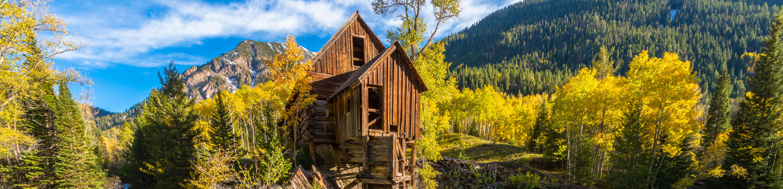 Autumn in Crystal Mill Colorado Landscape